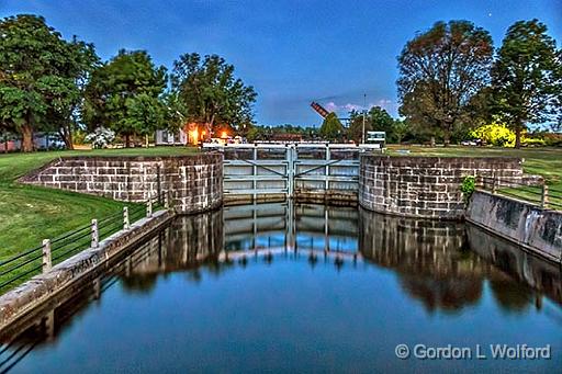 Detached Lock At First Light_P1130308-10.jpg - Photographed along the Rideau Canal Waterway at Smiths Falls, Ontario, Canada.